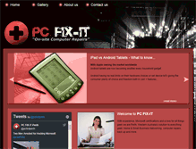 Tablet Screenshot of pcfix-it.com.au